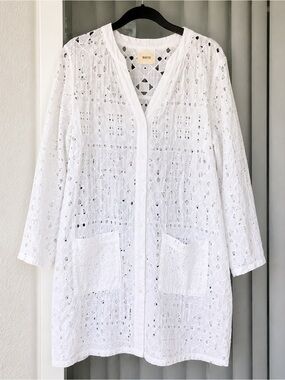 White Maeve Shirt Dress or Beach Cover Up